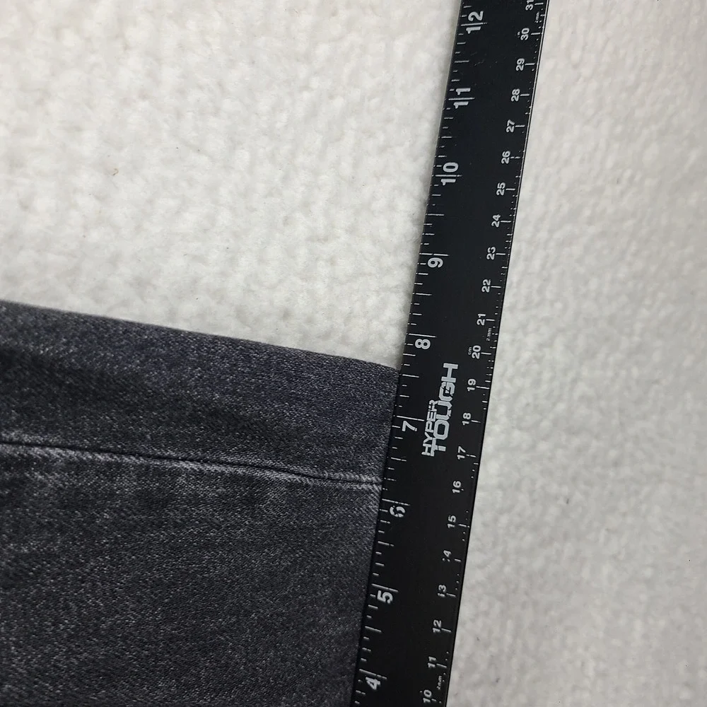 American‎ Eagle Jeans Womens 8 Black Sage 90s Boyfriend Distress Dark Wash EC